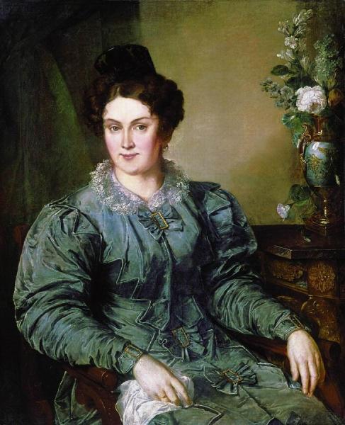 E.v. Meshkova, Née. Bilibina by Vasily Tropinin