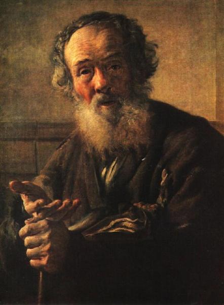 Old Beggar by Vasily Tropinin