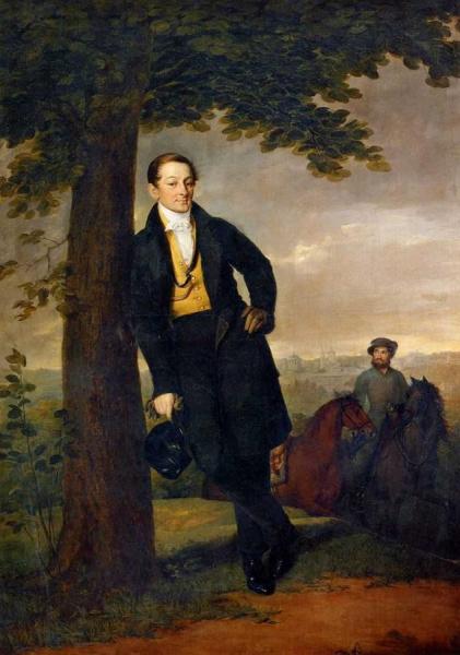 Portrait Of A.i. Baryshnikov by Vasily Tropinin