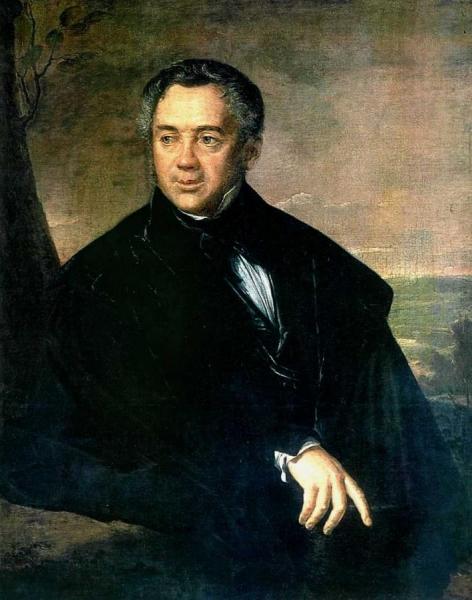 Portrait Of An Unknown Man by Vasily Tropinin