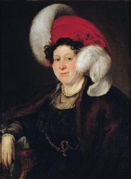 Vasily Tropinin Portrait Of Countess Natalia Zubova