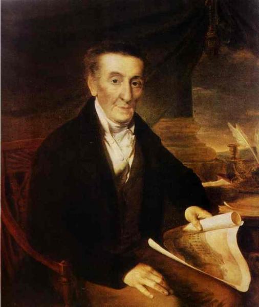 Portrait Of I. L. Lazarev by Vasily Tropinin