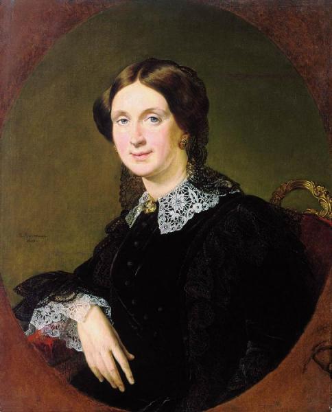 Portrait Of Panina by Vasily Tropinin