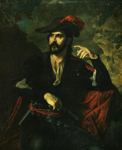 Portrait Of Prince Obolensky by Vasily Tropinin