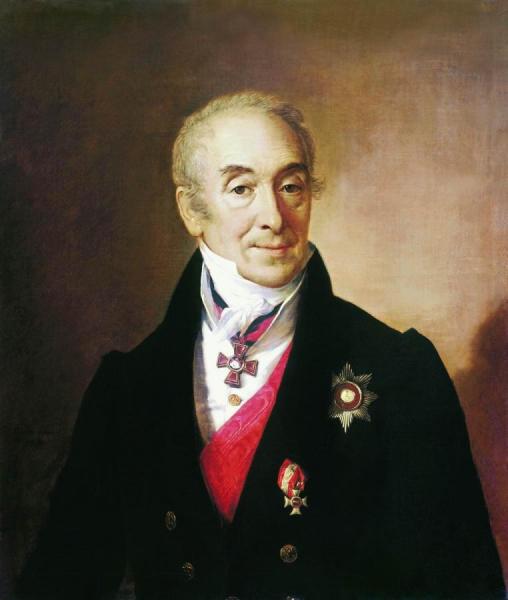 Portrait Of Sergei Kushnikov by Vasily Tropinin