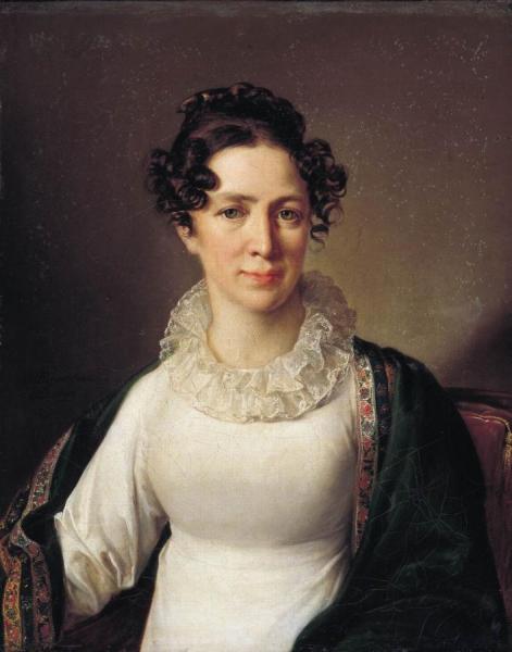 Portrait Of The Artist's Sister by Vasily Tropinin