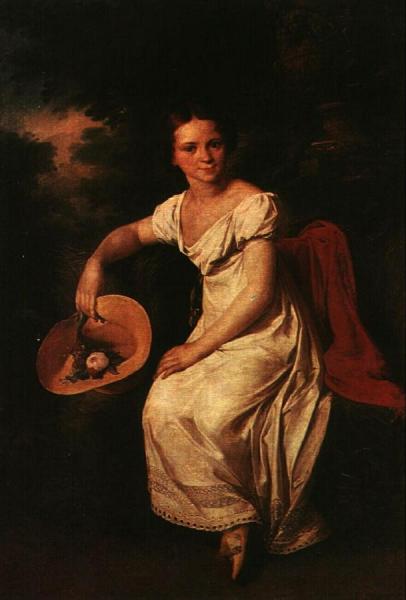 Portrait Of The Dancer T. S. Karpakova by Vasily Tropinin