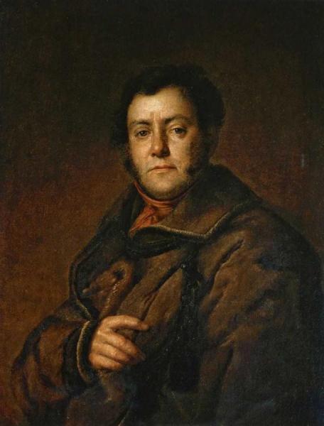 Portrait Of V.m. Yakovlev by Vasily Tropinin