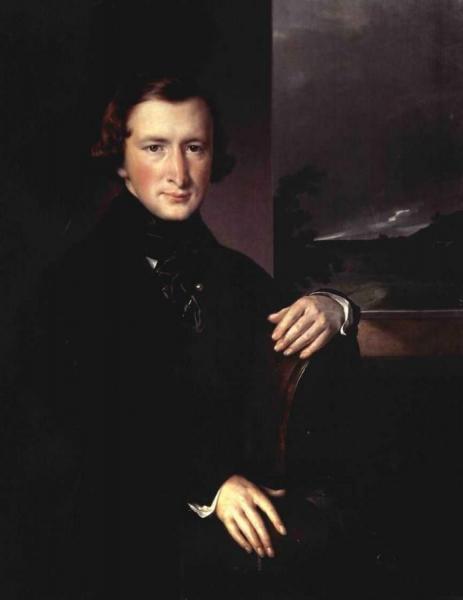 Portrait Of Yuri Samarin by Vasily Tropinin