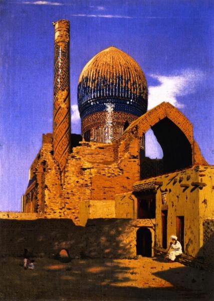Mausoleum Of Gur-emir, Samarkand by Vasily Vasilevich Vereshchagin