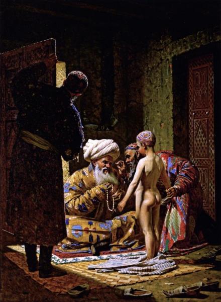 Selling A Slave Boy by Vasily Vasilevich Vereshchagin