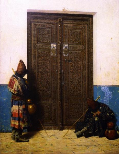 The Doors Of The Mosque by Vasily Vasilevich Vereshchagin Oil Painting Reproductions