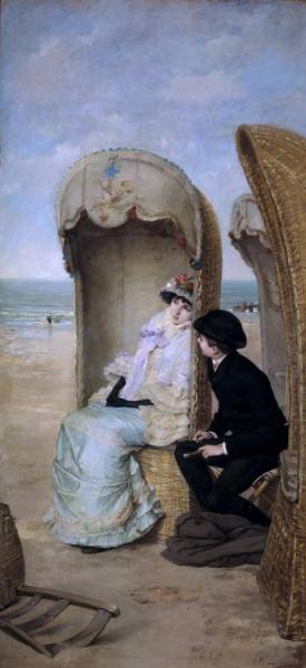 Vicente Palmaroli Y Gonzalez The Confession