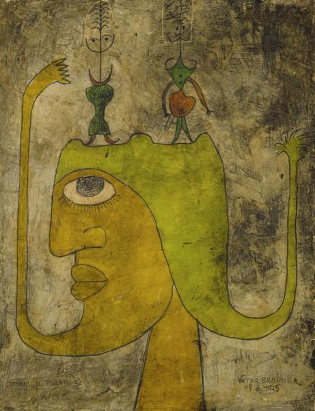 Demons Du Parapluie by Victor Brauner Oil Painting Reproductions