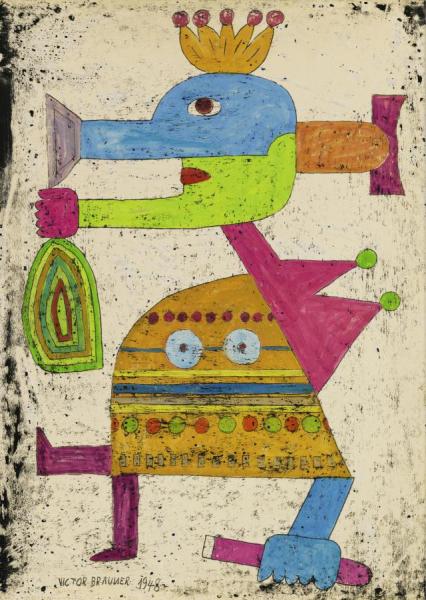 Maman Fait Le Marche by Victor Brauner