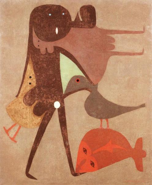Determining A Space by Victor Brauner