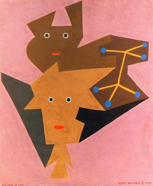 Dialogue De L'air by Victor Brauner Oil Painting Reproductions