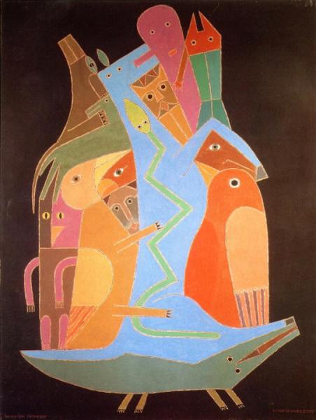 Incubation Totemique by Victor Brauner