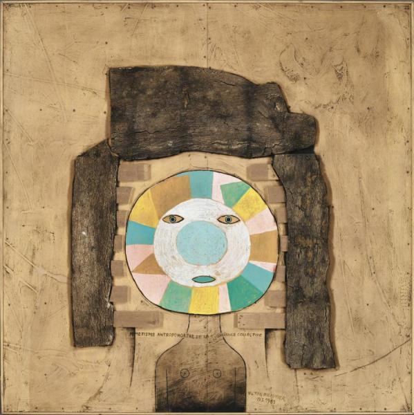 MimÉtisme Antropomorphe De La Conscience Collective by Victor Brauner