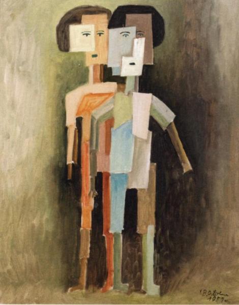 Spacial Resolution Of A Human Form by Victor Brauner Oil Painting Reproductions