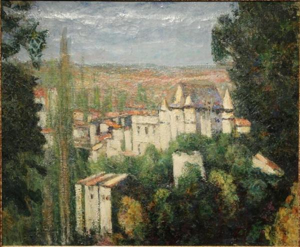 Le Chateau De St. Amand Tallende by Victor Charreton