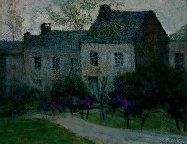 Le Verger Devant La Maison by Victor Charreton