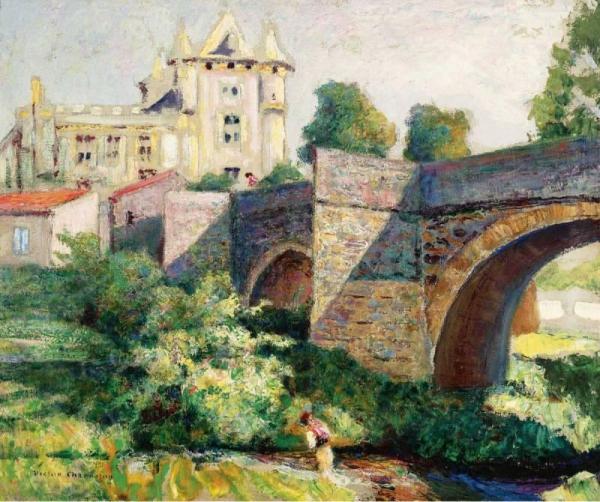 Victor Charreton The Church Of Murol