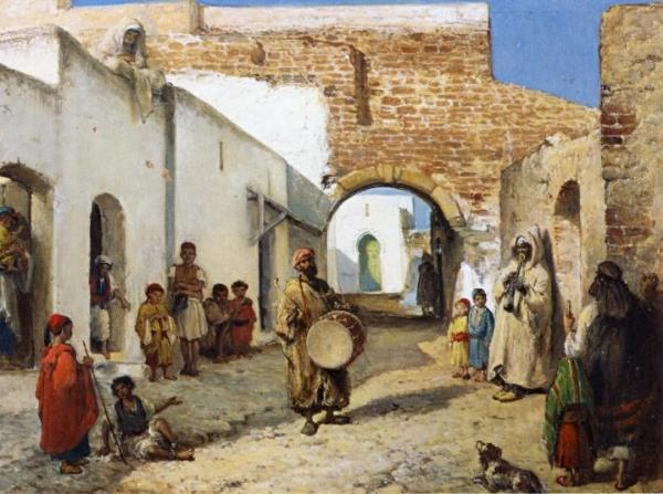 The Musicians Of Tangiers by Victor Eeckhout