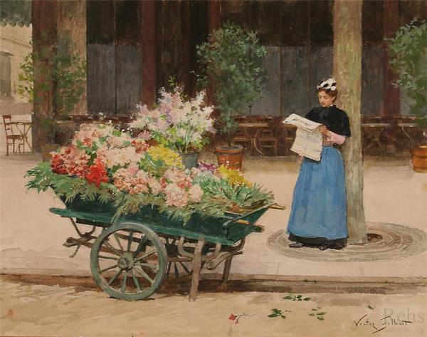 Victor Gabriel Gilbert Flower Seller