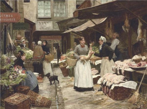 Market Day by Victor Gabriel Gilbert