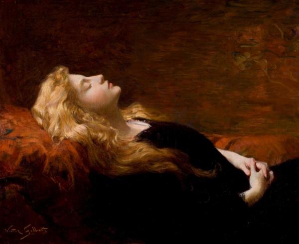 Sleeping Beauty by Victor Gabriel Gilbert