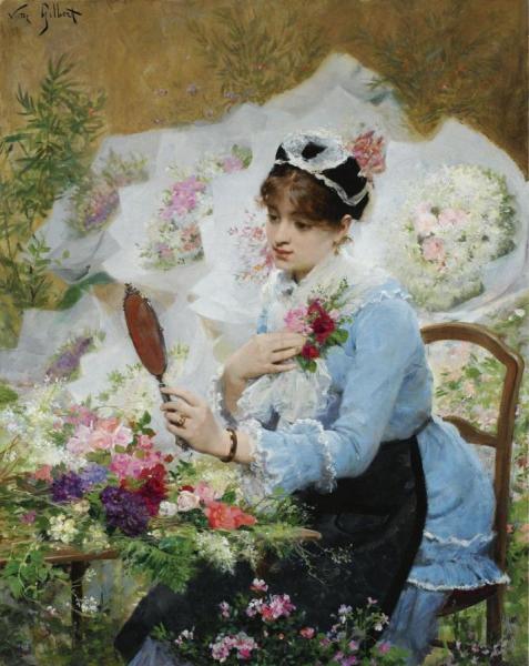 The Corsage by Victor Gabriel Gilbert