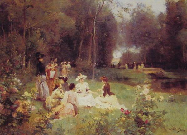 The Horoscope by Victor Gabriel Gilbert