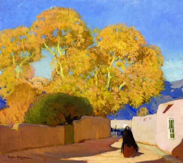 Canyon Drive, Santa Fe by Victor Higgins