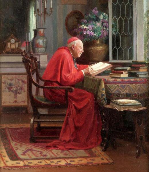 A Good Read by Victor Marais-milton Oil Painting Reproductions