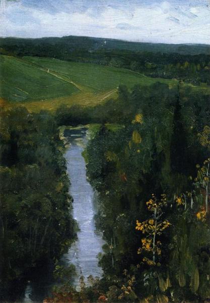 Victor Mikhail Vasnetsov The Vorya River