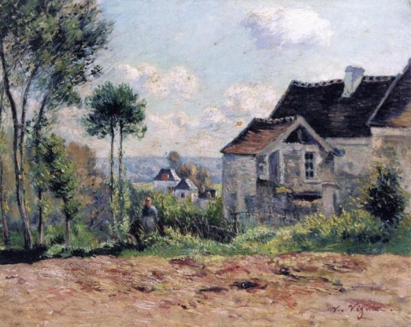 A Farm by Victor Vignon