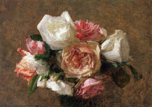 Vase Of Roses by Victoria Fantin-latour
