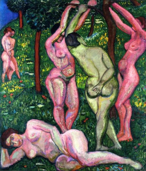 Nudes In Nature by Vilmos Perlrott-csaba