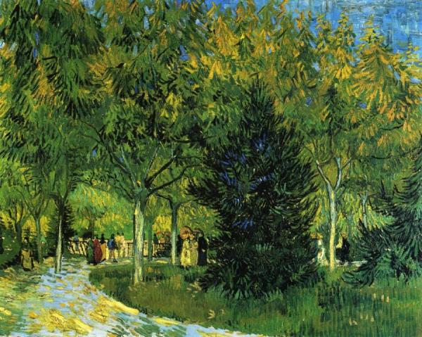 Avenue In The Park by Vincent Van Gogh