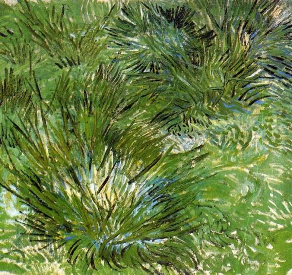 Clumps Of Grass by Vincent Van Gogh