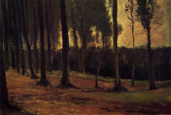 Edge Of A Wood by Vincent Van Gogh Oil Painting Reproductions