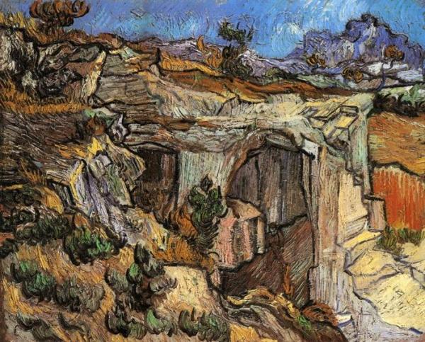Entrance To A Quarry Near Saint-remy by Vincent Van Gogh