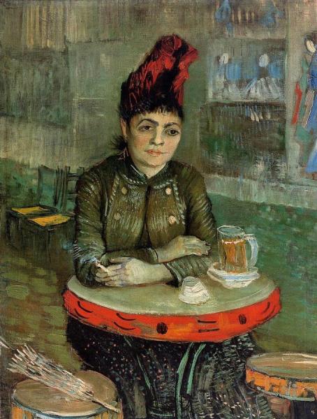 In The Café: Agostina Segatori In Le Tambourin, 1887 by Vincent Van Gogh