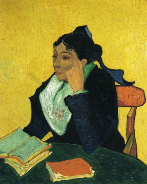 L'arlesienne, Portrait Of Madame Ginoux by Vincent Van Gogh