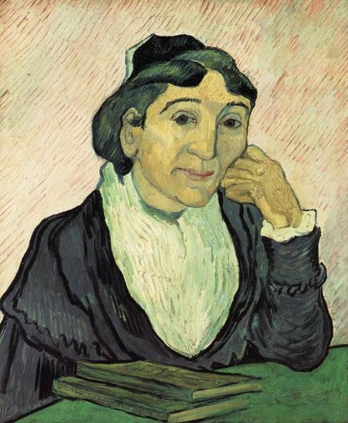 L'arlesienne, Portrait Of Madame Ginoux by Vincent Van Gogh