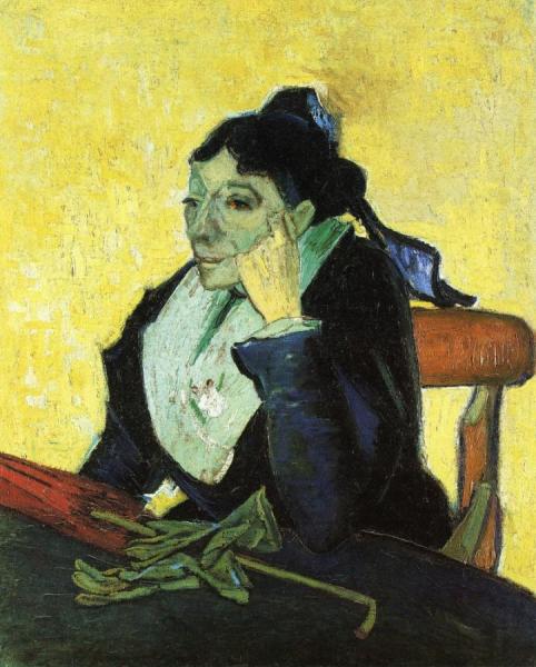 L'arlesienne, Portrait Of Madame Ginoux by Vincent Van Gogh