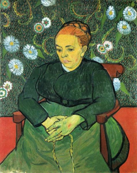 La Berceuse, Portrait Of Madame Roulin by Vincent Van Gogh Oil Painting Reproductions