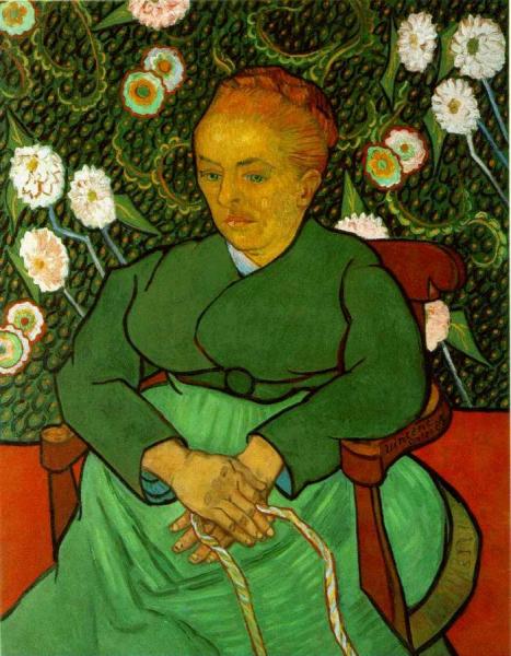La Berceuse, Portrait Of Madame Roulin by Vincent Van Gogh