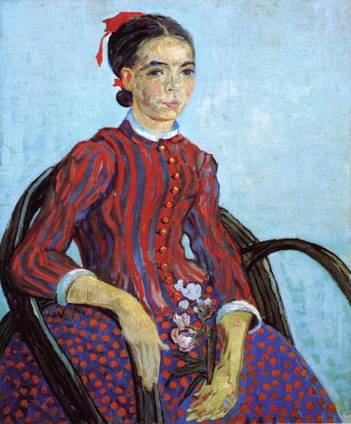 La Mousme by Vincent Van Gogh